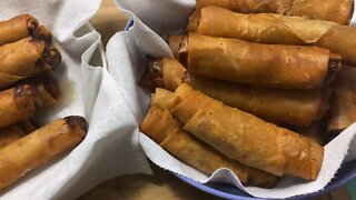 How to Make Taco Flavored Spring Rolls