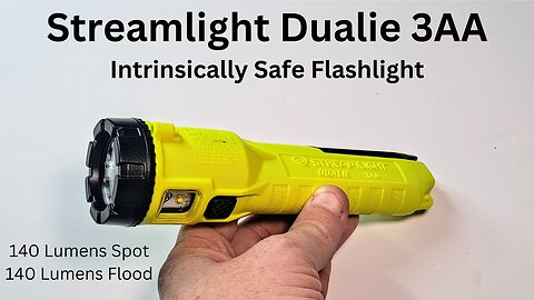 Intrinsically Safe Streamlight Dualie 3AA Flashlight