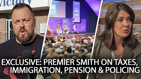 EXCLUSIVE: Premier Smith on tax cuts, immigration, pensions, policing and Oilers games