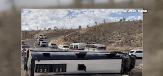 Authorities investigate tour bus crash near Grand Canyon