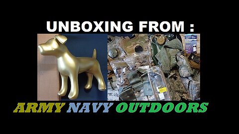 UNBOXING 172: Army Navy Outdoors: Undies, Bladders, Hoses, Air Worrier 😏, and more! 😀