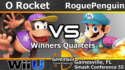 O Rocket (Diddy) vs. RoguePenguin (Mario) - Winners Quarters - SC55