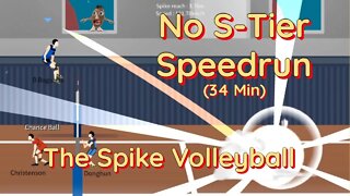 The Spike Volleyball (PC) - Speedrun - Stage 2-18 Spiker Story - No S-Tier