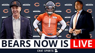 Chicago Bears Now LIVE: Justin Fields News, Fan-Led Bears Mock Draft, Treylon Burks, Miles Boykin