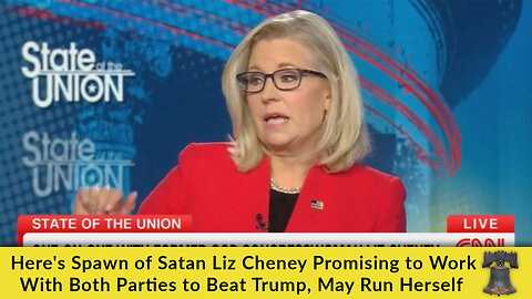 Here's Spawn of Satan Liz Cheney Promising to Work With Both Parties to Beat Trump, May Run Herself