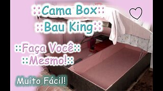 Como fazer Cama Box Bau Passo a Passo PARTE2 #decorandoquarto