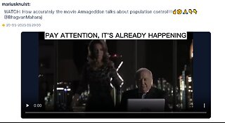 WATCH: How accurately the MOVIE ARMAGEDDON talks about POPULATION CONTROL!!!