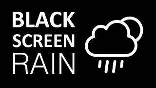 SLEEP Instantly Within 4 Minutes Heavy RAIN with ThunderStorm | Rain sounds Black Screen for sleep