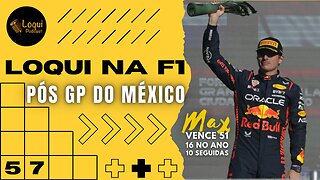 Pós GP do MÉXICO - F1 2023 🏆 Etapa 19/22 🏁 Loqui na F1 - 19 🎙Loqui Podcast #057