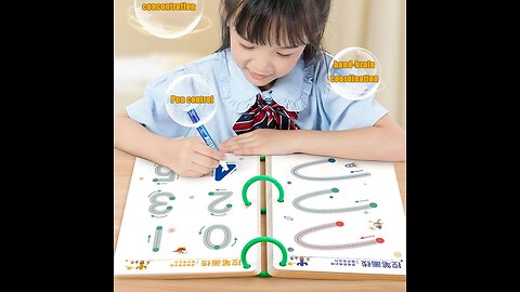136Page Children Montessori Drawing Toy Pen Control Training