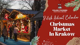 Kraków Christmas Market Walk 🎄 + Trying Polish Food 🇵🇱