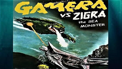 GAMERA VS ZIGRA 1971 Japanese Version in English by DAIEI Studios FULL MOVIE HD & W/S