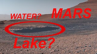 MARS Lake! Water seen by Curiosity Rover?