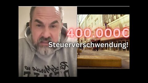400.000€ Steuerverschwendung für goldene Sitzbänke! - Carsten Stahl reicht es!
