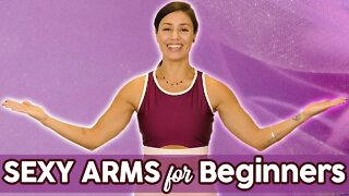 Toned, Strong Arms ♥ 20 Minute Workout, No Weights! Beginners At Home Fit Exercises | Eliz Fitness