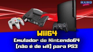 Wii64-PS3 - O primeiro emulador de Nintendo 64 para PS3!