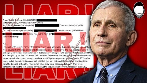 FAUCI Referred for CRIMINAL CHARGES for LYING Email