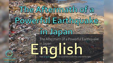 The Aftermath of a Powerful Earthquake in Japan: English