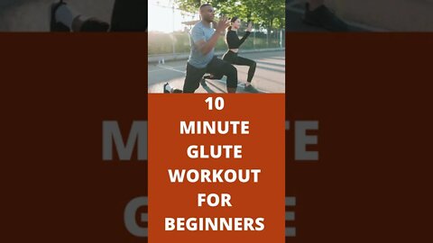 10 minute glute workout for beginners | Workout for beginners #shorts