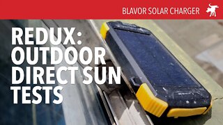 Blavor Solar Charger Revisit