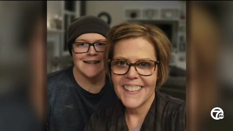 'A huge life-changing experience': Michigan mom and son battling cancer together