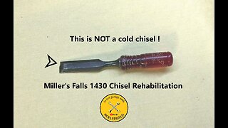 Miller’s Falls 1430 Chisel Rehabilitation
