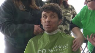 St. Baldrick's: Volunteers shave their hair to raise money for childhood cancer research