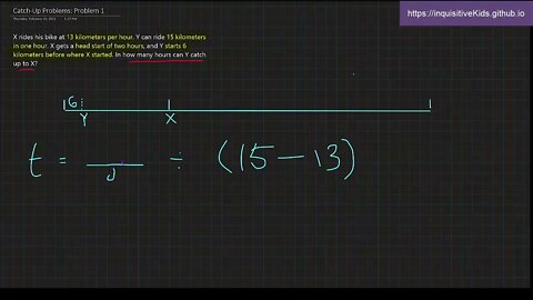 Catch-Up Problems: Problem 1