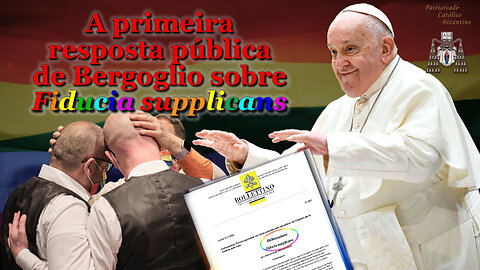 A primeira resposta pública de Bergoglio sobre Fiducia Supplicans