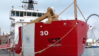 U.S. Coast Guard Ship Brings Christmas Trees To Chicago Families