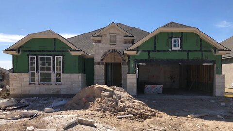 New Construction Follow Up Tour, Chesmar Homes, Mackenzie Plan, San Antonio Tx