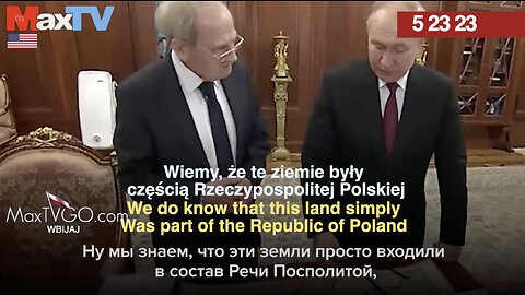 Pres. Putin and Pres. Max Kolonko on origins of Ukraine - z MaxTVGO.com