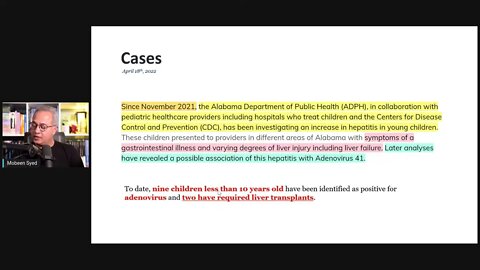 Alert: Increase in Unexplained Hepatitis in Children Reported (As of April 18th, 2022)