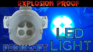 Explosion Proof Blue Forklift LED Warning Light