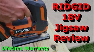 RIDGID 18V Jigsaw - OCTANE Brushless Cordless Jig Saw - R8832B