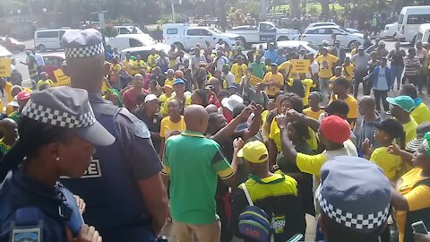 SOUTH AFRICA - Durban - City Hall protest (Videos) (Tqj)