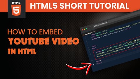 📺🌐 **Enhance Your Website with Videos: HTML Embedding Made Easy!** 💻🎥
