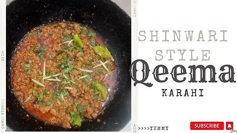 Shinwari qeema karahi