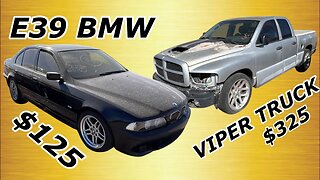 VIPER TRUCK $325, E39 BMW, Durango Deal, IAA Walk Around