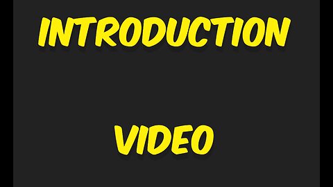 Click here to know me ? introduction video