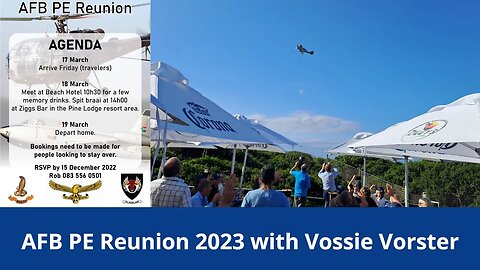 Legacy Conversations - AFB PE 2023 Reunion - with Vossie Vorster