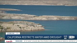 California restricts water amid drought
