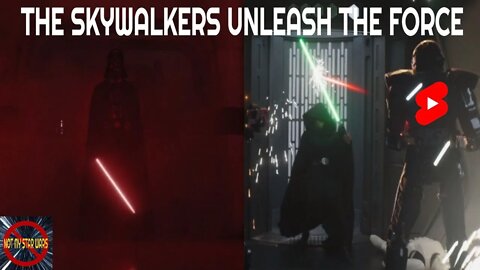 Darth Vader and Luke Skywalker Unleash the Force #Shorts #YouTubeShorts #ShortsYouTube