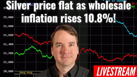 Silver price flat as wholesale inflation rises 10.8% | Rob Kientz