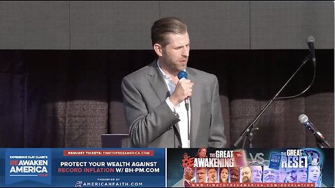 Eric Trump | “You Know We Have A Large Problem In This Country.” - Eric Trump