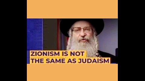 ZIONISM ISN'T THE SAME AS JUDAISM