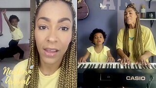 Peter Gunz & Amina Buddafly's Daughter Bronx Sings Backup To Mommy's New Song! 🗣