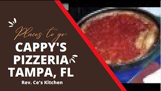 Places to go: Cappy's Pizzeria, Tampa, FL