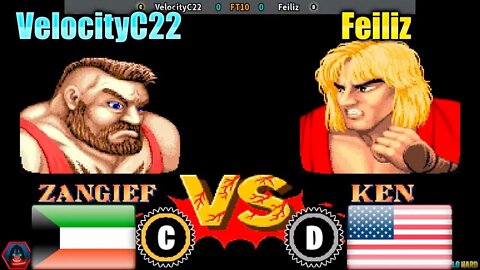 Street Fighter II: The World Warrior (VelocityC22 Vs. Feiliz) [Kuwait Vs. U.S.A.]
