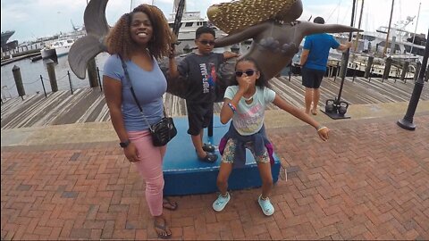 Blasian Babies Family Enjoy Norfolk HarborFest 2022 With Body Marbling!